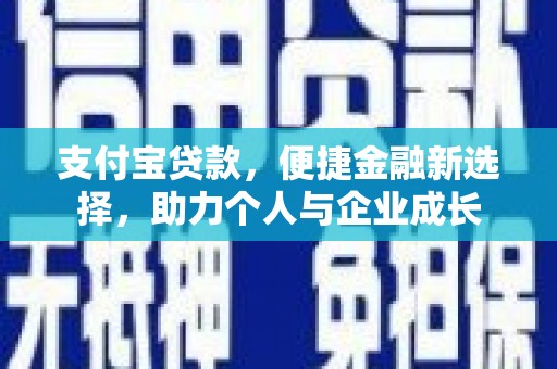 阆中支付宝贷款，便捷金融新选择，助力个人与企业成长