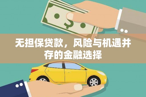 阆中无担保贷款，风险与机遇并存的金融选择