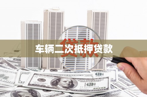 阆中车辆二次抵押贷款