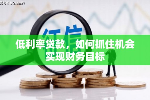 阆中低利率贷款，如何抓住机会实现财务目标