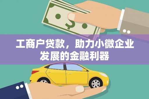 阆中工商户贷款，助力小微企业发展的金融利器