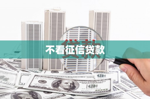 阆中不看征信贷款