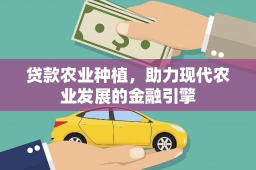 阆中贷款农业种植，助力现代农业发展的金融引擎