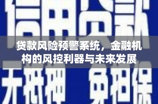 阆中贷款风险预警系统，金融机构的风控利器与未来发展