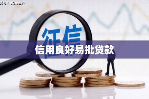 阆中信用良好易批贷款