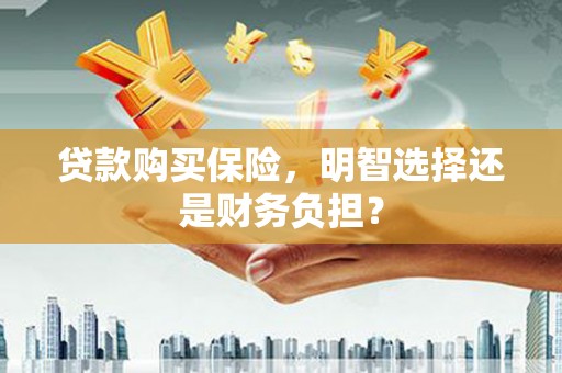 阆中贷款购买保险，明智选择还是财务负担？