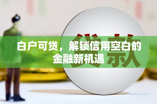 阆中白户可贷，解锁信用空白的金融新机遇