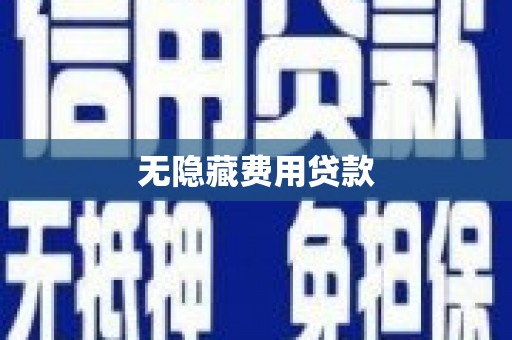 阆中无隐藏费用贷款
