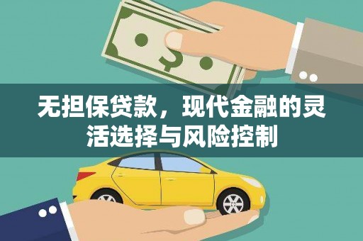 阆中无担保贷款，现代金融的灵活选择与风险控制