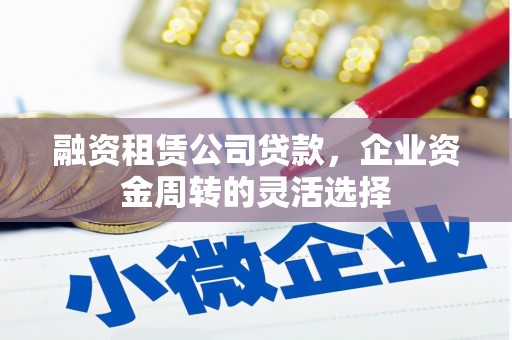 阆中融资租赁公司贷款，企业资金周转的灵活选择