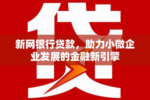阆中新网银行贷款，助力小微企业发展的金融新引擎