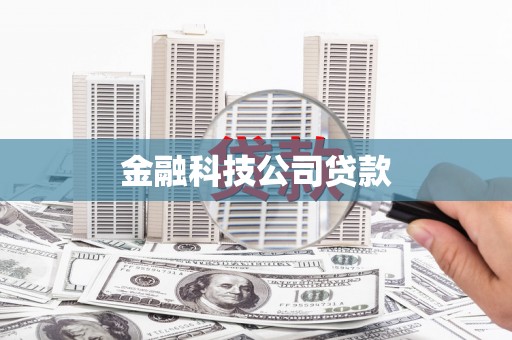 阆中金融科技公司贷款