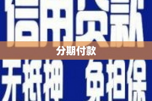 阆中分期付款