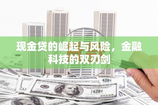 阆中现金贷的崛起与风险，金融科技的双刃剑