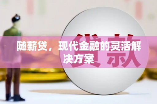 阆中随薪贷，现代金融的灵活解决方案