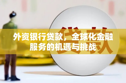 阆中外资银行贷款，全球化金融服务的机遇与挑战