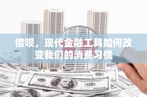 阆中借呗，现代金融工具如何改变我们的消费习惯