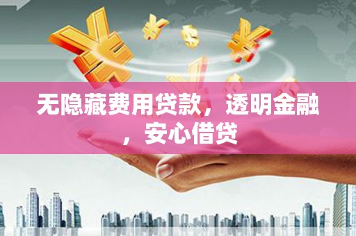 阆中无隐藏费用贷款，透明金融，安心借贷