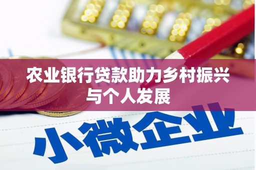 阆中农业银行贷款助力乡村振兴与个人发展