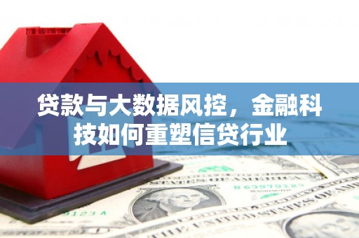 阆中贷款与大数据风控，金融科技如何重塑信贷行业