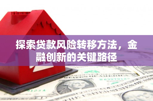 阆中探索贷款风险转移方法，金融创新的关键路径