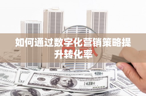 阆中如何通过数字化营销策略提升转化率