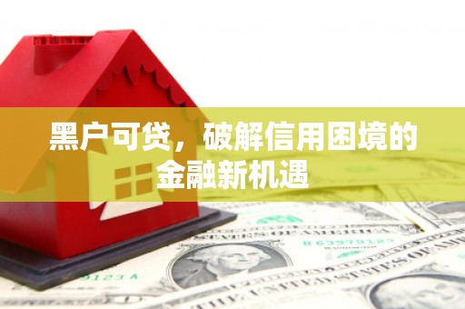 阆中黑户可贷，破解信用困境的金融新机遇