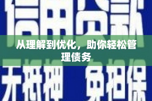 阆中从理解到优化，助你轻松管理债务