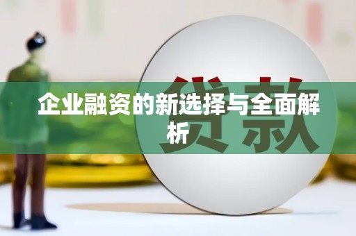 阆中企业融资的新选择与全面解析