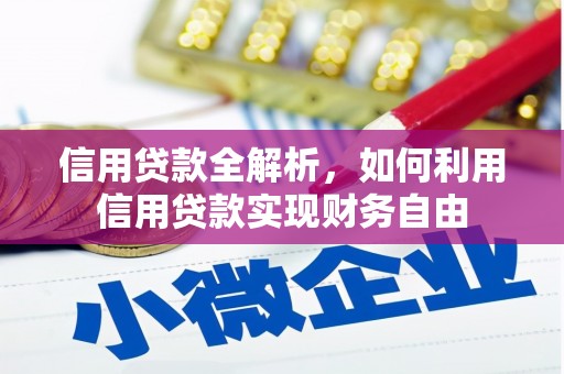 阆中信用贷款全解析，如何利用信用贷款实现财务自由